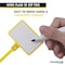 Kable Kontrol Write On Zip Tie Tags, 6in L, 1-7/8in x 1-1/8in Flag Size, 100Pcs, Yellow, 100PK CTWO-WF-6-40-YW - alternate 2