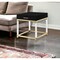 Homeroots 24" Gold and Black End Table with Drawer 544058 - alternate 2