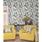 York Wallcoverings Rainforest White and Charcoal Wallpaper BL1703 - alternate 2
