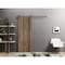 Sartodoors Sliding Barn Door with 6.6ft Hardware, Planum 0011 Walnut and Aluminum Strips, Rail Hangers Sturdy PLANUM0011BD-S-WLN-18 - alternate 1