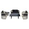 Leisuremod Klyra 5-Pc Aluminum Patio Set - Sofa, Chairs & Tables with Fade-Resistant Cushions, 5PK KCS43-23-61-30GR - alternate 2