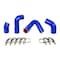 Hps Performance Silicone Transmission Oil Cooler Coolant Hose Kit, Mack Trucks 2007-2010 LEU612 57-1708-BLUE - alternate 1