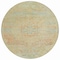 Homeroots 8' Tan And Beige Round Medallion Washable Indoor Outdoor Area Rug 615748 - alternate 2