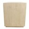 Homeroots 24" Natural Solid Wood Ribbed Texture One Drawer Nightstand 569603 - alternate 5