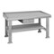 Pucel Workbench with Back & EndsTop, Shelf, and Drawer, 96 in W x 28 in D x 32.5 in H, Gray BSD-2896 - alternate 1