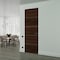 Sartodoors Hidden Door, Planum 0020 Chocolate Ash Concealed Metal Frame 32" x 84" Left-hand Inswing PLANUM0020MF-CA-32x84-LH-I - alternate 1