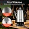Vevor 12-Cup Electric Percolator Coffee Pot Stainless Steel Body Coffee Maker SFC18100S - alternate 3