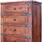Homeroots 36" Natural Solid Wood Five Drawer Chest 524574 - alternate 2