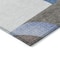 Homeroots 5' X 8' Sky Blue Teal Blue And Brown Geometric Washable Indoor Outdoor Area Rug 616743 - alternate 2