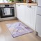 Homeroots 2' X 3' Gray and Purple Abstract Washable Non Skid Indoor Outdoor Area Rug 559406 - alternate 2