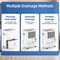 Edendirect 35 pt 250 sq ft Quiet Dehumidifier White with Bucket for Home Basement Auto Defrost 24H Timer ZR-D025B-35PT3 - alternate 3