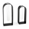 Homeroots Set Of Two Black Metal Test Tube Decor Pieces, 2PK 392534 - alternate 2