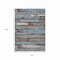 Homeroots 10' X 14' Chocolate Blue And Beige Striped Washable Indoor Outdoor Area Rug 616651 - alternate 3