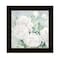 Homeroots Peaceful Peonies In Full Bloom Black Framed Print Wall Art 529728 - alternate 1