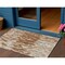 Homeroots 3' X 5' Orange And Ivory Abstract Washable Indoor Outdoor Area Rug 612689 - alternate 1