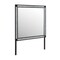 Global Furniture Usa Contemporary Glam Soleil Charcoal Mirror SOLEIL-CHARCOAL-MR - alternate 2