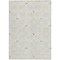 Homeroots 9' X 12' Ivory Gray And Gold Floral Washable Indoor Outdoor Area Rug 595965 - alternate 2