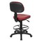 Office Star Products DC Series Sculptured Seat & Back Custom Fabric Drafting Chair, Dillon Lipstick DC517V-R100 - alternate 3