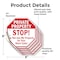 Signmission Private Property Stop! Do Not Use M, 6 inch X 6 inch, Vinyl Decal, 5PK OC-D-5PACK-6-143 - alternate 2