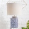 Jonathan Y Choi 23" Chinoiserie LED Table Lamp, Blue/White JYL3006A - alternate 3