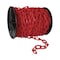 Mr. Chain 2" x 100' Red Heavy Duty Plastic Safety Chain - Reel 51105 - alternate 1
