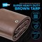 Tarpex Super Heavy Duty Tarp, 30 ft x 50 ft, 16 Mil, Brown, Polyethylene BHD-TA-3050 - alternate 2