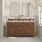 James Martin Vanities Lorelai 60" Double Vanity, Mid-Century Walnut, w/ 3 CM Tajnar Eclos Top 424-V60D-WLT-3TJR - alternate 3