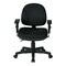 Office Star Products Ergonomic Fabric Sculptured Ergonomic Managers Chair, Black 8180-231 - alternate 2