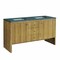 James Martin Vanities Hudson 60'' D Vanity, Light Natural Oak w/ Parisien Bleu Top w/FreePower Wireless Charger 435-V60D-LNO-FPBL - alternate 4