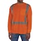 Ergodyne M Orange Class 2 Essential Long Sleeve Hi-Vis T-Shirt 8284 - alternate 1