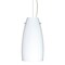 Besa Lighting Tao 10 Cable Hung Pendant, Opal Matte, Satin Nickel Finish, 1x9W LED 1KX-151207-LED-SN - alternate 1