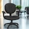 Regency Comfort Series Swivel Fabric Computer Task Chair - Armless - Black 105-AA-BK - alternate 3