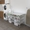 Amgood 30in D x 72in L Stainless Steel Table, Three Undershelves AMG WT-3072-3SH-Z - alternate 2