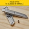 Stanley Classic 99 6 in. Retractable Utility Knife Gray  10-099 - alternate 2