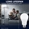 Luxrite A19 LED Light Bulb 100 Watt Equivalent, 5000K Bright White, 1500LM, Non-Dimmable, Standard, 48PK LR21544 - alternate 2