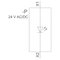 Siemens LED module with integrated LED 24 V AC/DC, yellow, screw terminal 3SU1401-1BB30-1AA2 - alternate 2