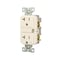 Eaton Wiring Devices Eaton GFCI Receptacle, 125 V, 20 A, NEMA: NEMA 5-20R, Back, Side Wiring, Light Almond GF20LA - alternate 3