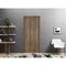 Sartodoors Sliding French Pocket Door with, Planum 0010 Walnut, Kit Trims Rail Hardware, Solid Wood Interior B PLANUM0010PD-WLN-30 - alternate 1