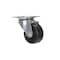 Vestil Rubber Swivel Caster 2 In. Diameter x 1 In. Width 55 Lb. Capacity Black CST-VE-2X1RU-S - alternate 3