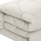 Homeroots White Queen Polyester 180 Thread Count Washable Down Comforter Set 528989 - alternate 3