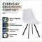 Leisuremod Markley Ergonomic Distressed Leather Dining Chair MC18W - alternate 2