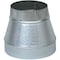 Imperial Furnace Pipe Reducer 5in D X 4in D Galvanized Steel Gray GV1416 - alternate 3