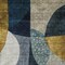 Homeroots 3' X 5' Blue Gold And Gray Abstract Washable Indoor Outdoor Area Rug 604488 - alternate 3