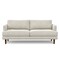 Homeroots 76" Cream Fabric Wood Sofa 640980 - alternate 1