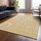 Homeroots 10' X 14' Gold And Beige Abstract Washable Indoor Outdoor Area Rug 601127 - alternate 3
