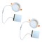 Bulbrite 3" Canless 2700K, 50w Equivalent, New Construction Integrated LED Recessed Light Kit Metal JBOX, 2PK 861672 - alternate 1