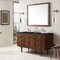 James Martin Vanities Amberly 60" Single Vanity, Mid-Century Walnut, w/ 3 CM Phantome Eclos Top 670-V60S-WLT-3PHT - alternate 2