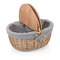 Picnic Time Family Of Brands Country Picnic Basket, Navy Blue & White Stripe 138-00-211-000-0 - alternate 3