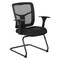 Office Star Products ProGrid Vistor's Chair, FreeFlex Coal 9093B-30 - alternate 1