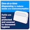 Tork Toilet Seat Cover, 1/2 Fold, White, 250 Sheets TC0020 - alternate 3